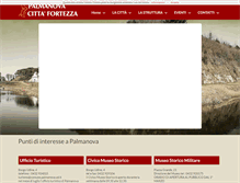 Tablet Screenshot of palmanova.it